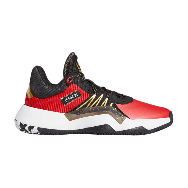 Adidas D.O.N. Issue #1 'Chinese New Year' — Core Black/Scarlet/Gold Metallic