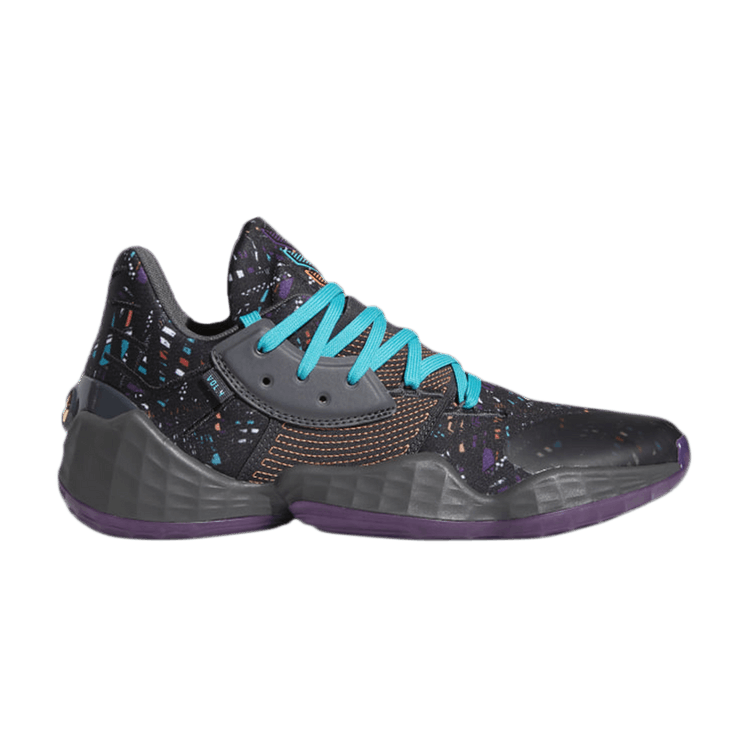 Adidas Harden Vol. 4 'Amber Tint' — Core Black/Amber Tint/Grey Six