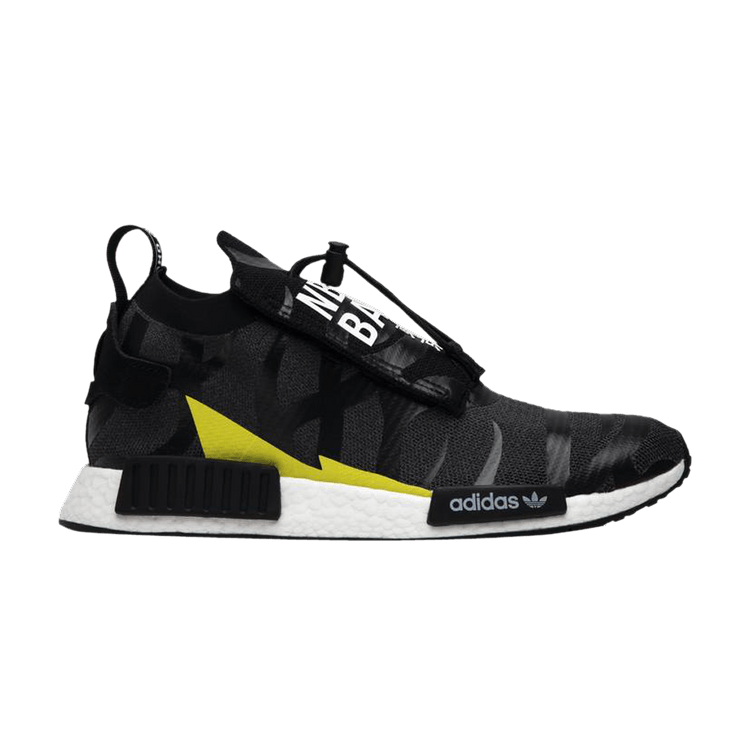 BAPE x Neighborhood x adidas NMD_TS1 PK 'Stealth' Asia Exclusive — Black/Grey/White