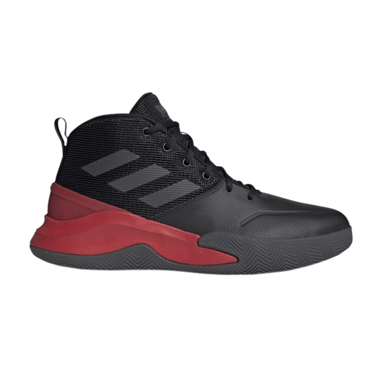 Adidas OwnTheGame 'Black Scarlet' — Core Black/Grey/Scarlet
