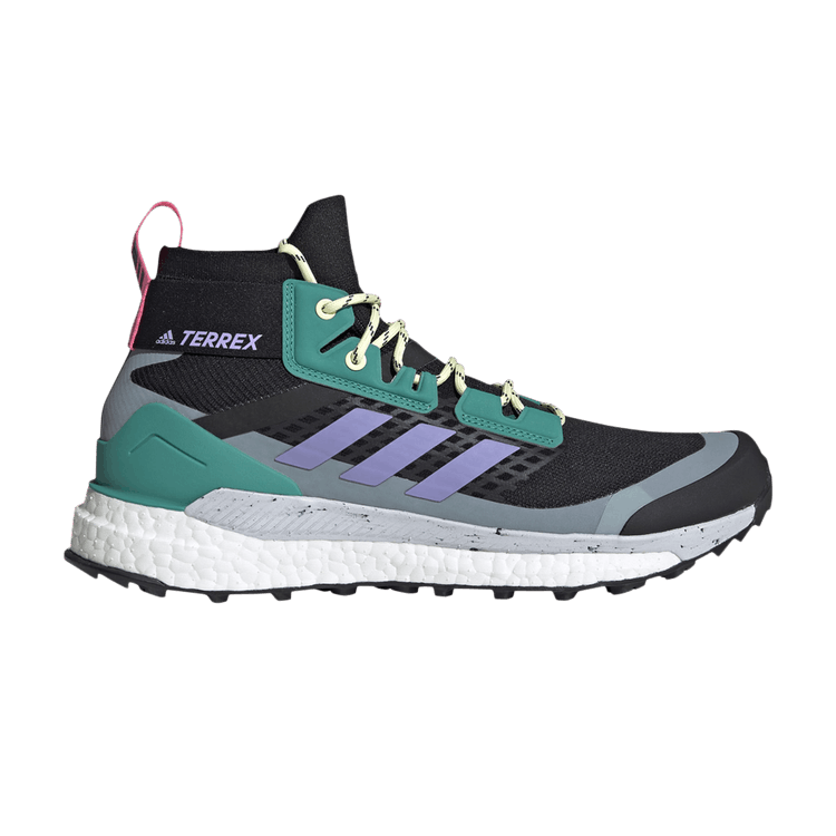 Adidas Terrex Free Hiker 'Core Black Glory Green' — Core Black/Light Purple/Glory Green