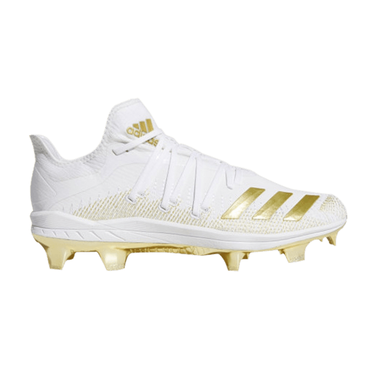 Adidas Adizero Afterburner 6.0 'White Gold Metallic' — Cloud White/Gold Metallic/Cloud White