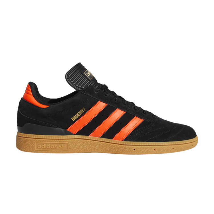 Adidas Busenitz 'Black Red Gum' — Core Black/Solar Red/Gum