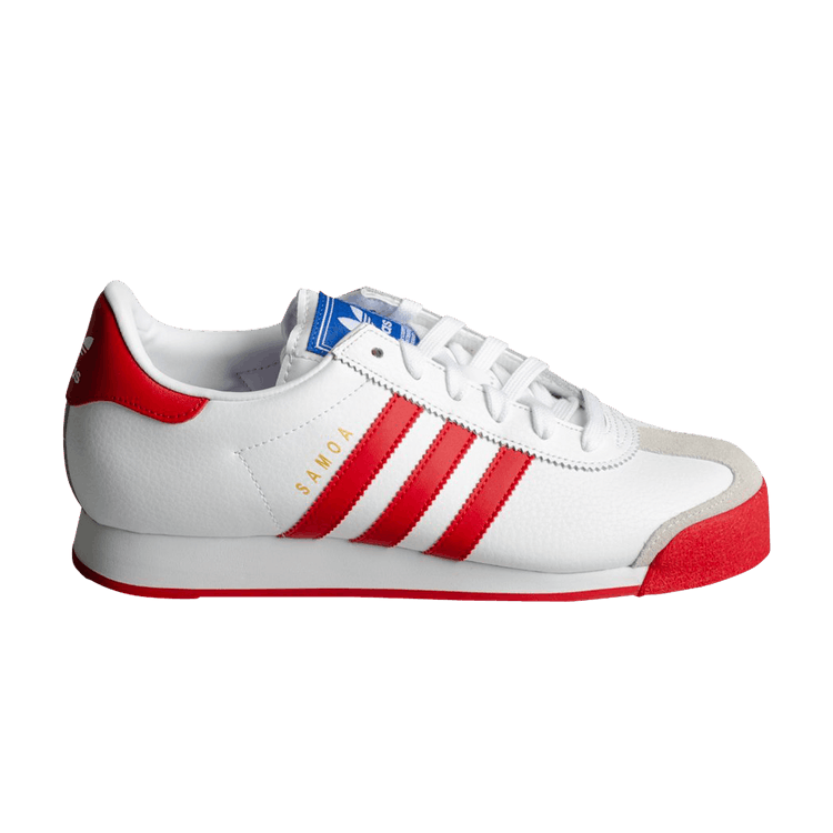 Adidas Samoa 'White Scarlet' — Cloud White/Scarlet/Footwear White