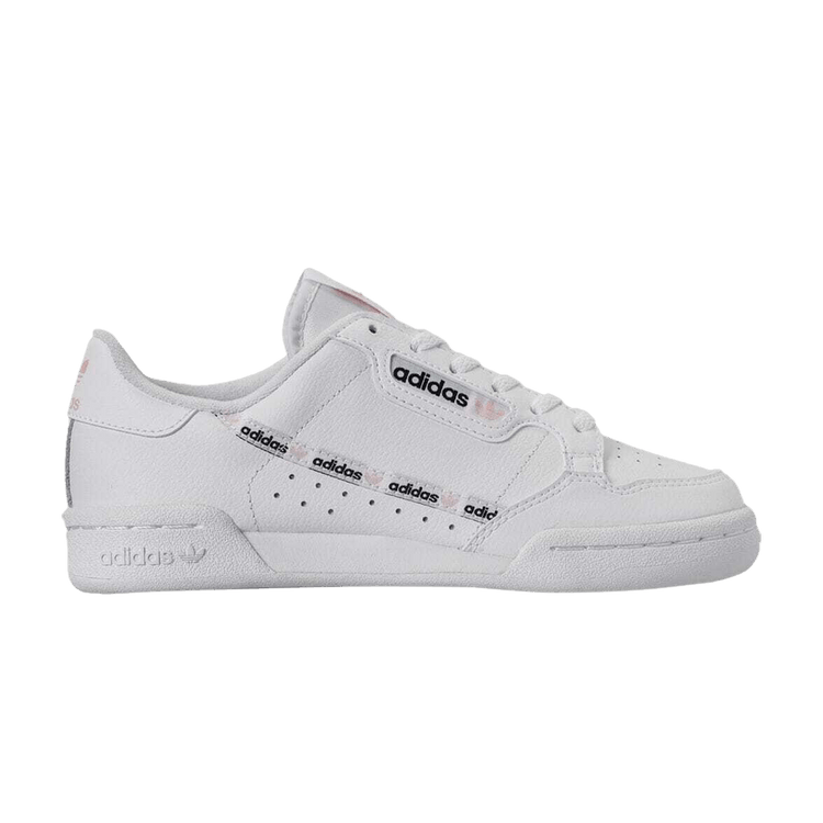 Adidas Continental 80 J 'Mixtape Pack' — Footwear White/Core Black/Ice Pink
