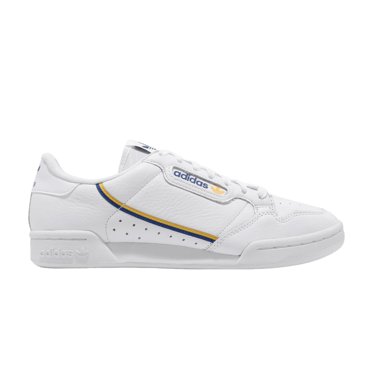 Adidas Continental 80 'Collegiate Royal' — Footwear White/Collegiate Royal/Active Gold