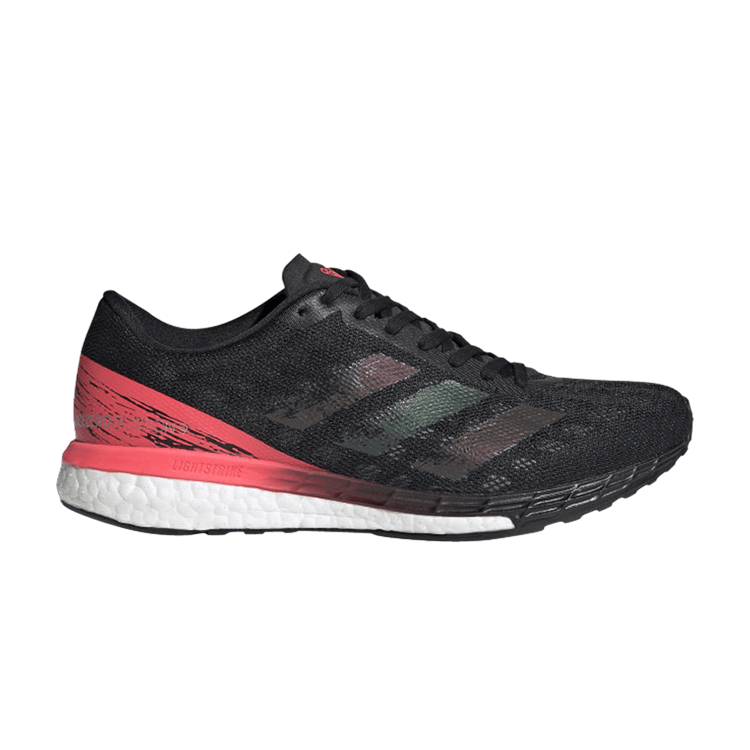 Adidas Wmns Adizero Boston 9 'Black Signal Pink' — Core Black/Core Black/Signal Pink