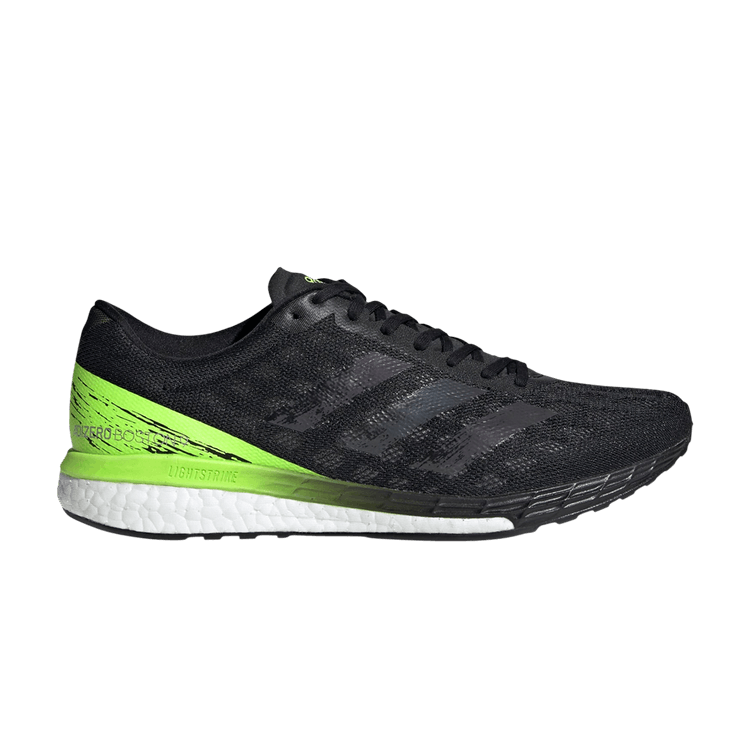 adidas Adizero Boston 9 'Black Signal Green' — Core Black/Core Black/Signal Green