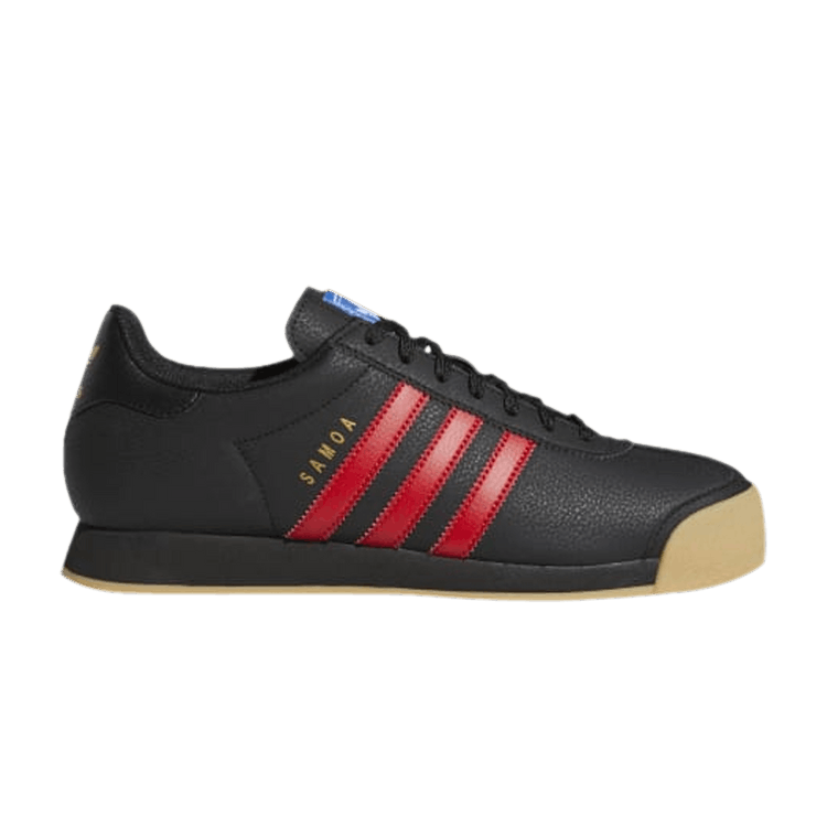 Adidas Samoa 'Black Scarlet Gum' — Core Black/Scarlet/Gum