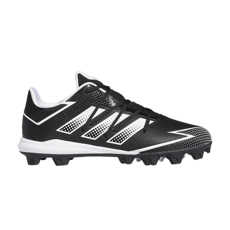Adidas Adizero Afterburner 7 MD 'Black White' — Core Black/Cloud White/Core Black