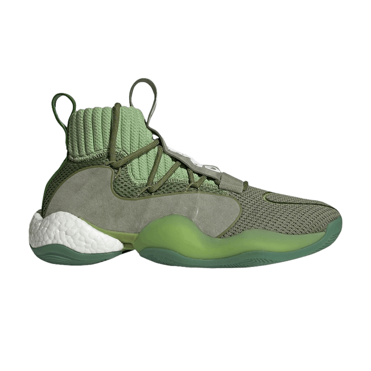Pharrell x adidas Crazy BYW X 'Green' — Green/White