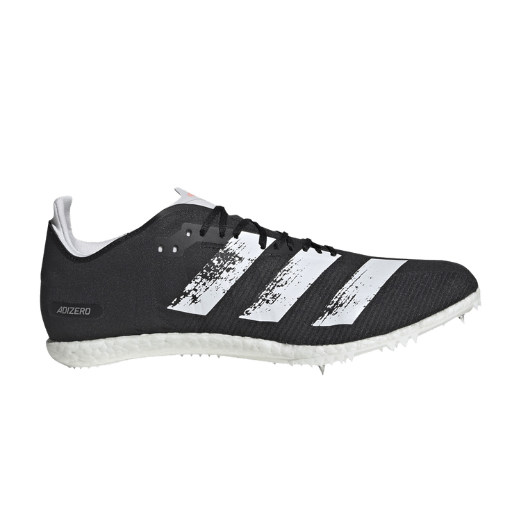 Adidas Adizero Avanti Spikes 'Black White' — Core Black/Cloud White/Signal Coral