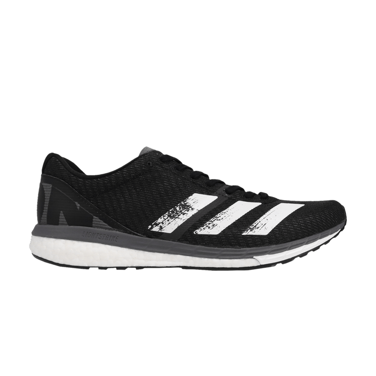 Adidas Adizero Boston 8 'Core Black' — Core Black/Cloud White/Grey