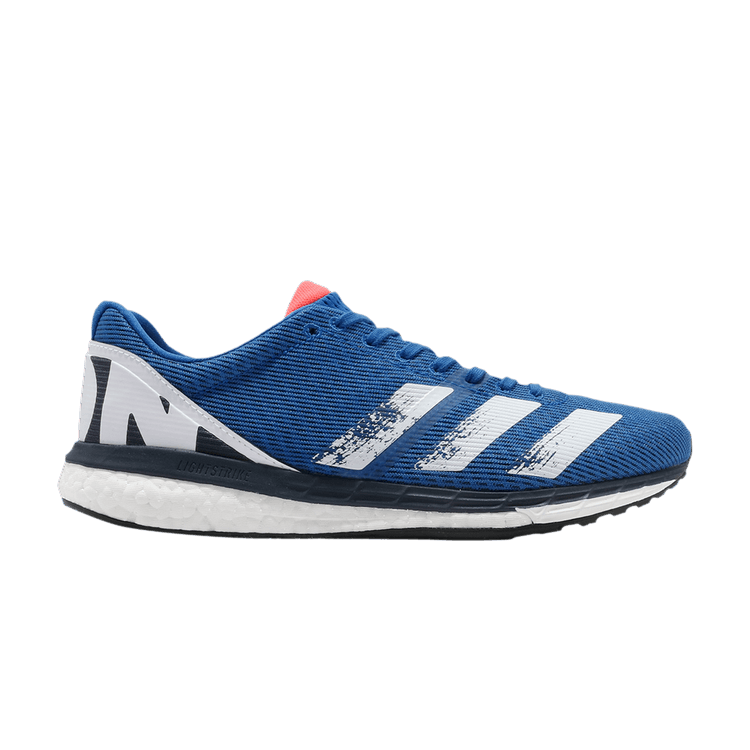Adidas Adizero Boston 8 'Glow Blue' — Glow Blue/Core White/Trace Blue