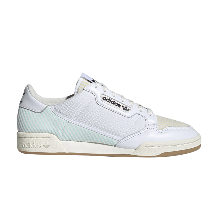 Adidas Continental 80 'Seersucker' — Cloud White/Cloud White/Easy Yellow