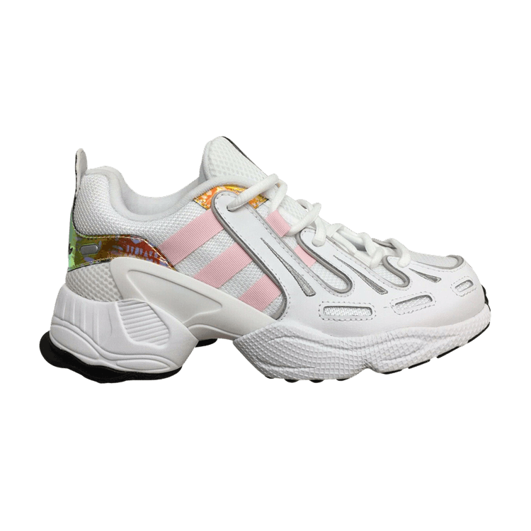 adidas EQT Gazelle J 'White Pink Iridescent' — Footwear White/Clear Pink/Core Black