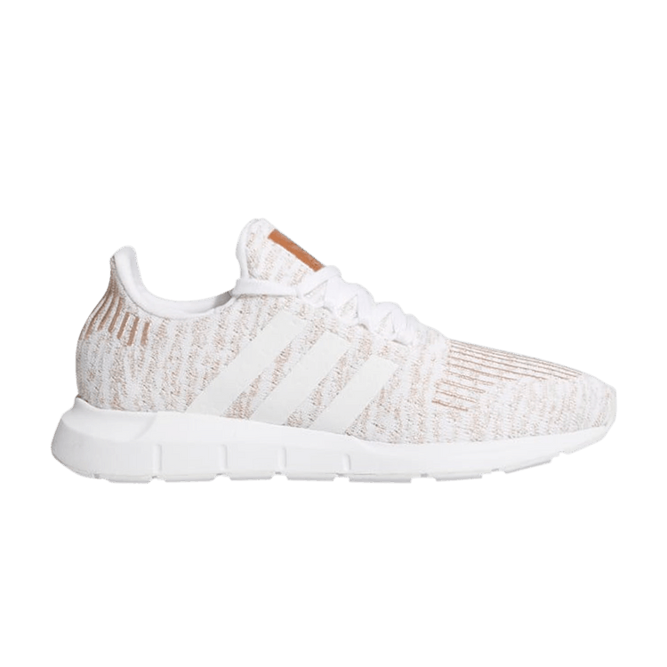 Adidas Wmns Swift Run 'White Copper Metallic' — Cloud White/Copper Metallic/Cloud White