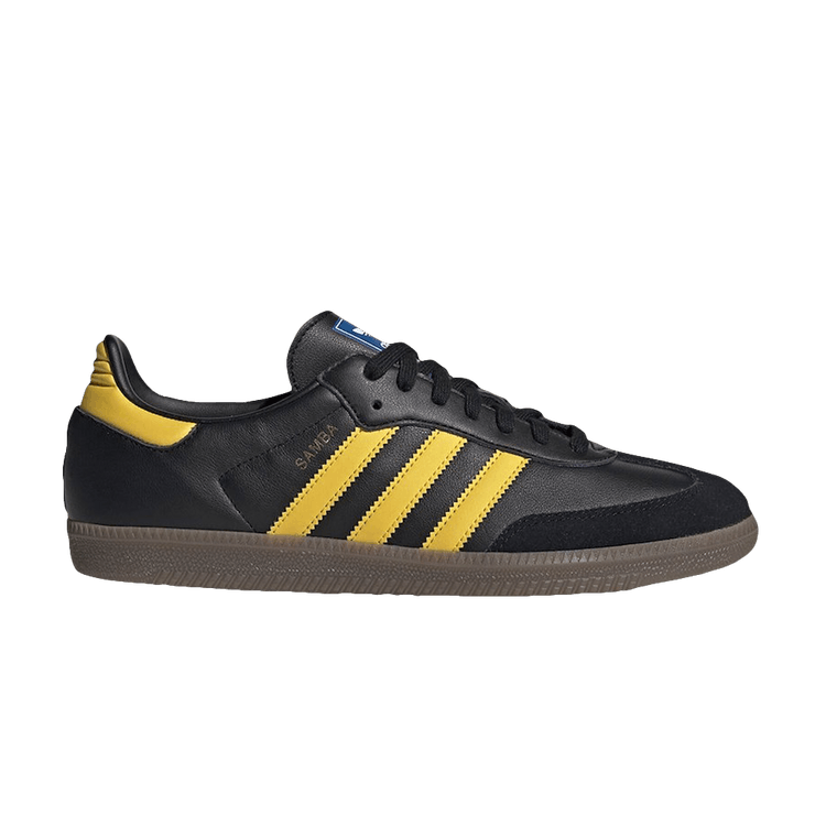 Adidas Samba OG 'Black Yellow' — Core Black/Equipment Yellow/Blue Bird