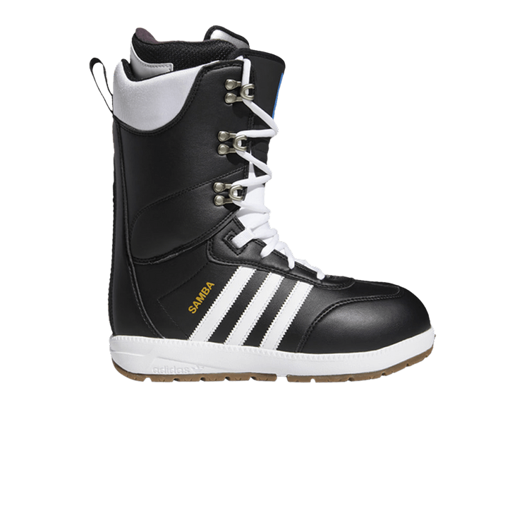 Adidas Samba ADV Boot 'Core Black White' — Core Black/Cloud White/Gold Metallic