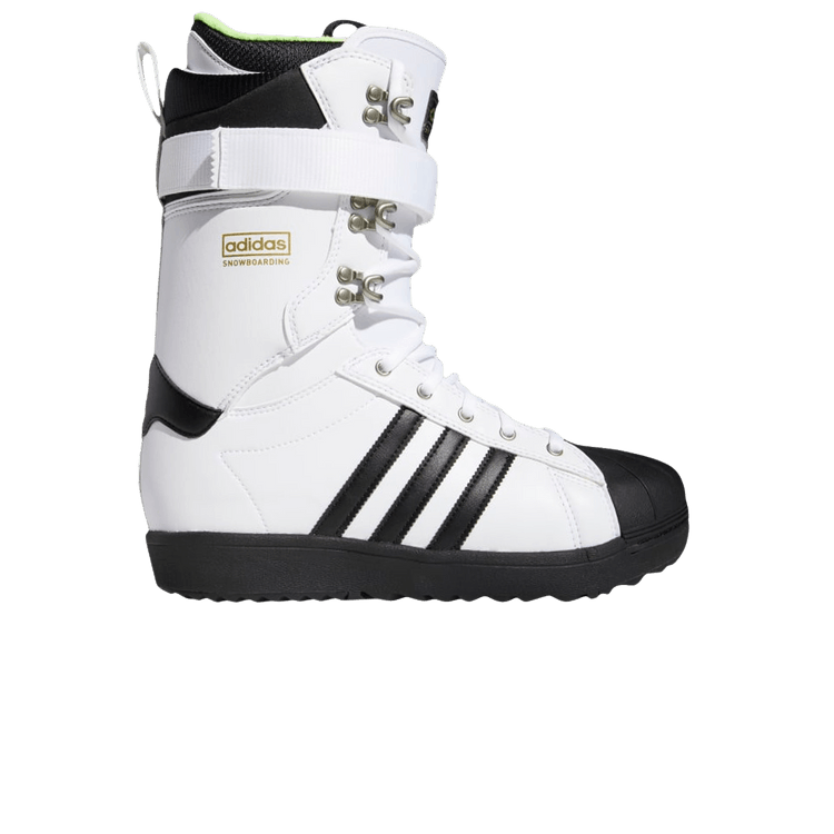 Adidas Superstar ADV Boot 'Cloud White Black' — Cloud White/Core Black/Gold Metallic