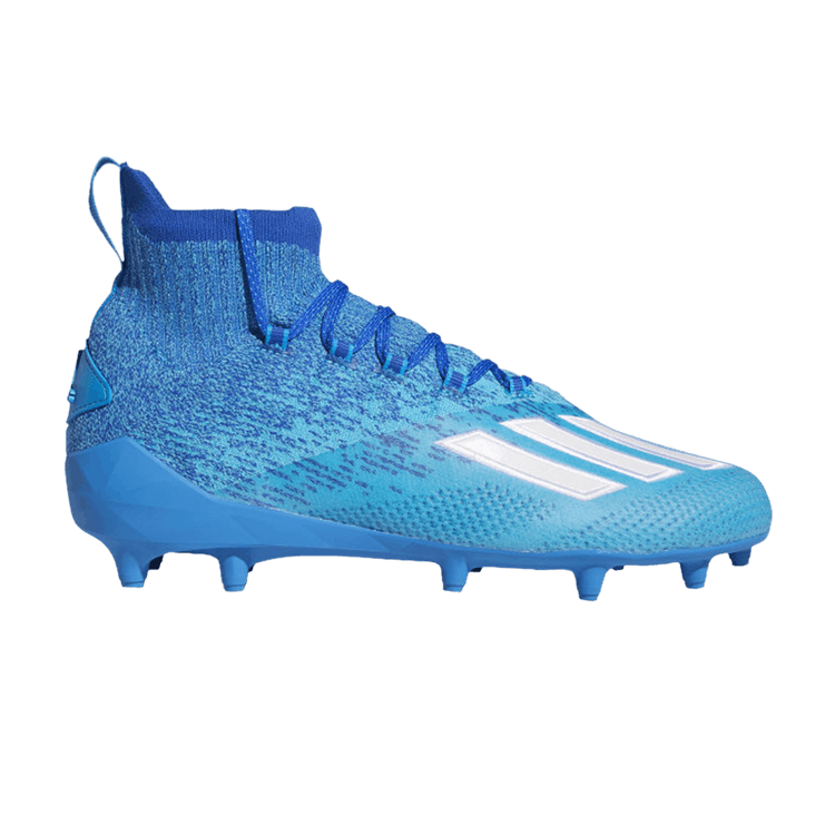 Adidas Adizero Primeknit Cleats 'Solar Blue' — Solar Blue/Cloud White/Team Royal Blue