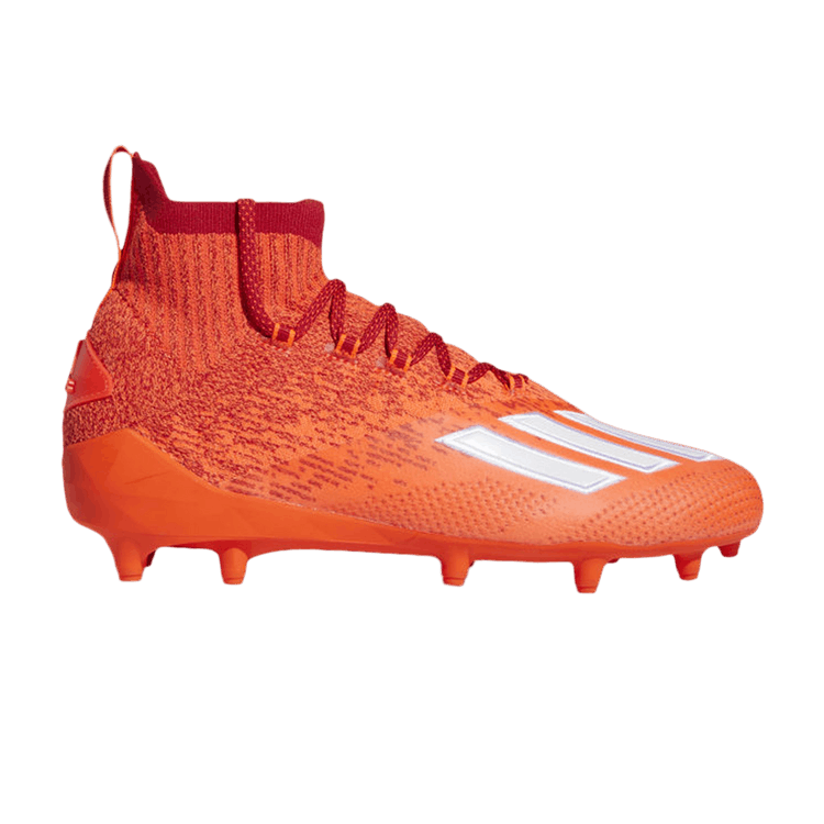 Adidas Adizero Primeknit Cleats 'Solar Red' — Solar Red/Cloud White/Power Red