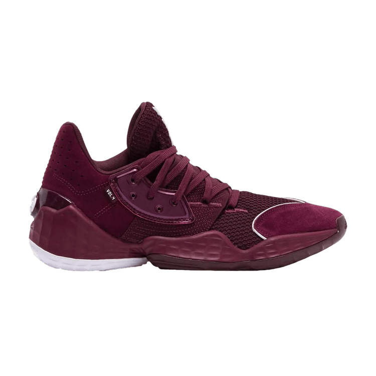 Adidas Harden Vol. 4 'Team Maroon' — Team Maroon/Footwear White/Team Maroon