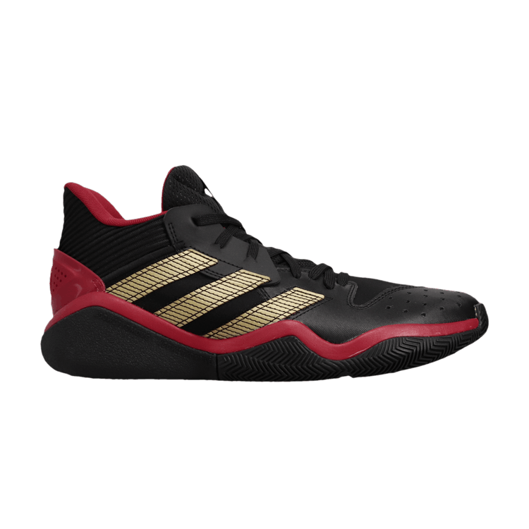 Adidas Harden Stepback 'Scarlet' — Core Black/Scarlet/Shock Lime