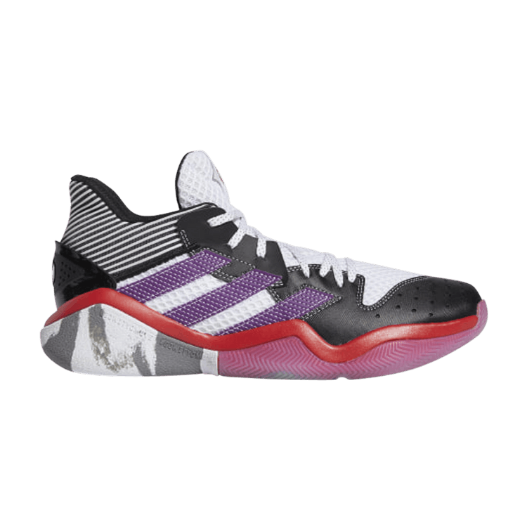 Adidas Harden Stepback 'Geek Up' — Cloud White/Glory Purple/Core Black