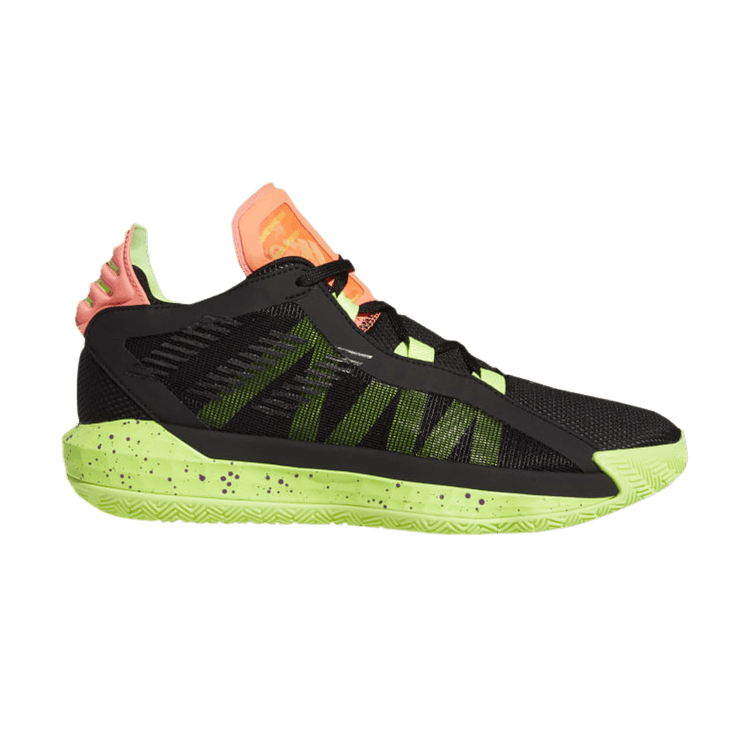 Adidas Dame 6 'Signal Green' — Signal Green/Glory Purple/Signal Coral