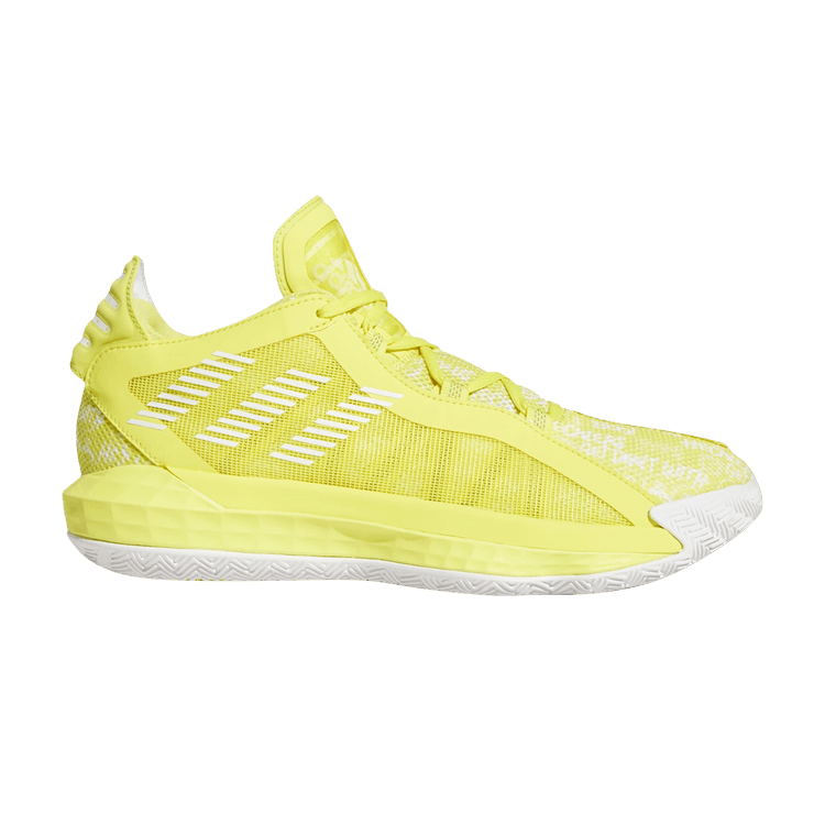 Adidas Dame 6 GCA 'Shock Yellow' — Shock Yellow/Cloud White/Shock Yellow