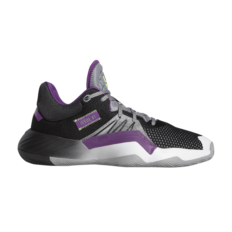 Adidas D.O.N. Issue #1 'Joker' — Grey Three F17/Core Black/Gory Purple