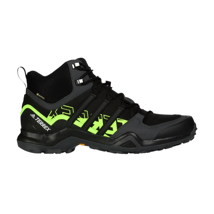 Adidas Terrex Swift R2 Mid GTX 'Black Signal Green' — Core Black/Core Black/Signal Green