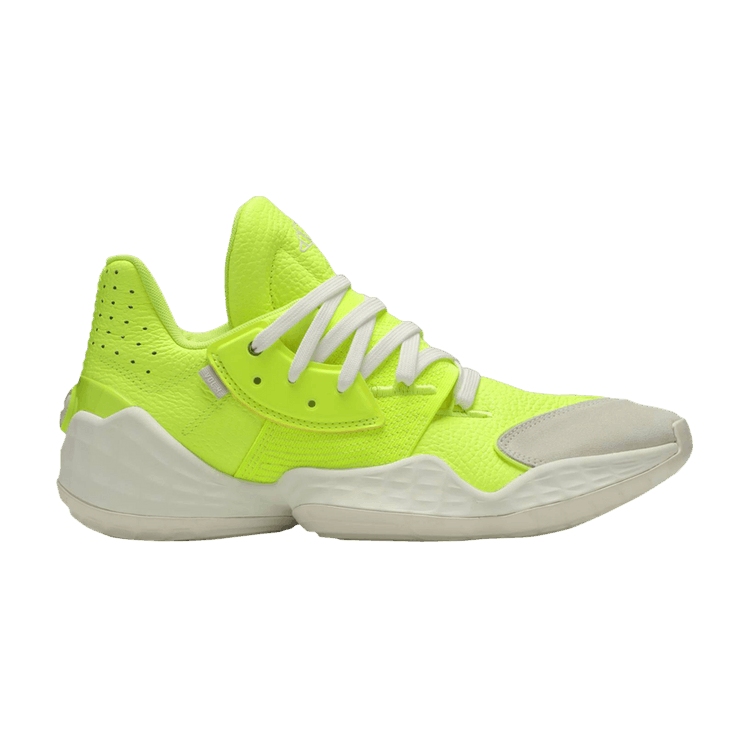 Adidas Harden Vol. 4 DP 'Solar Yellow' — Solar Yellow/Off White/Footwear White
