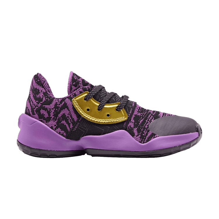 Star Wars x adidas Harden Vol. 4 Little Kids 'Lightsaber' — Core Black/Active Purple/Gold