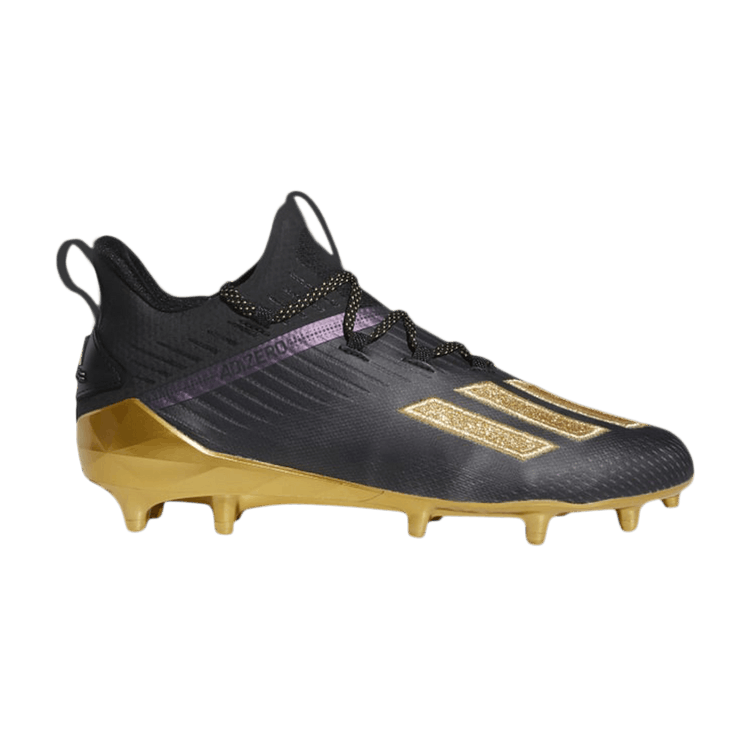 Adidas Adizero X Cleat 'Anniversary - Black Gold' — Core Black/Gold Metallic/Gold Metallic