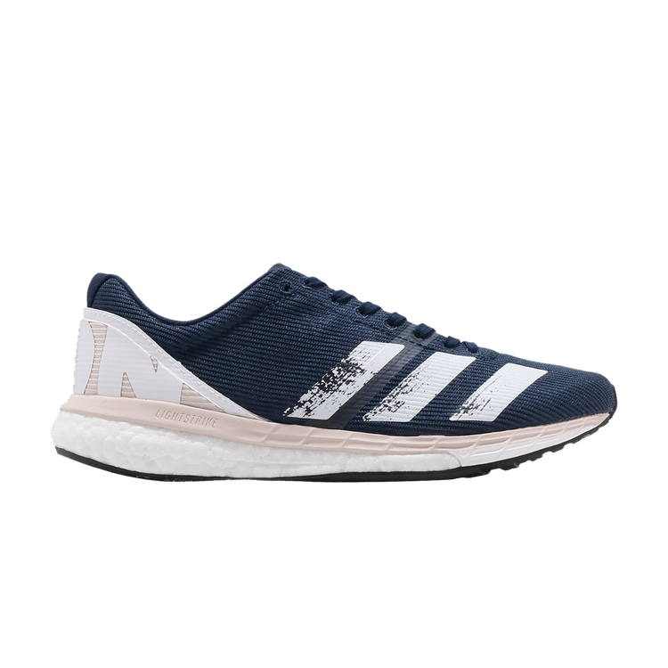 Adidas Wmns Adizero Boston 8 'Collegiate Navy' — Collegiate Navy/Cloud White/Echo Pink