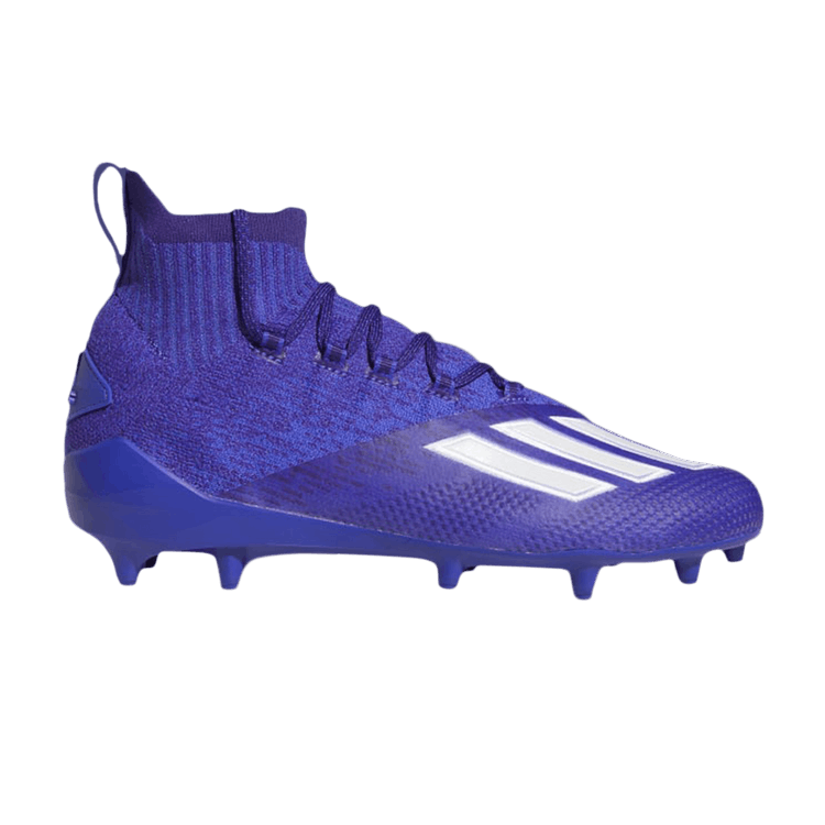 Adidas Adizero Primeknit Cleats 'Night Flash' — Night Flash/Cloud White/Team College Purple
