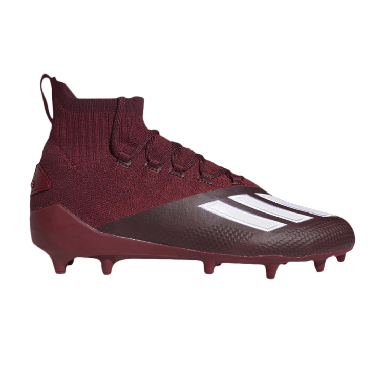 Adidas Adizero Primeknit Cleats 'Team College Burgundy' — Team College Burgundy/Cloud White/Team Maroon