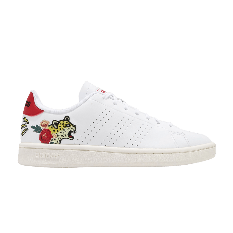 FARM Rio x adidas Wmns Advantage 'White' — Cloud White/Cloud White/Scarlet