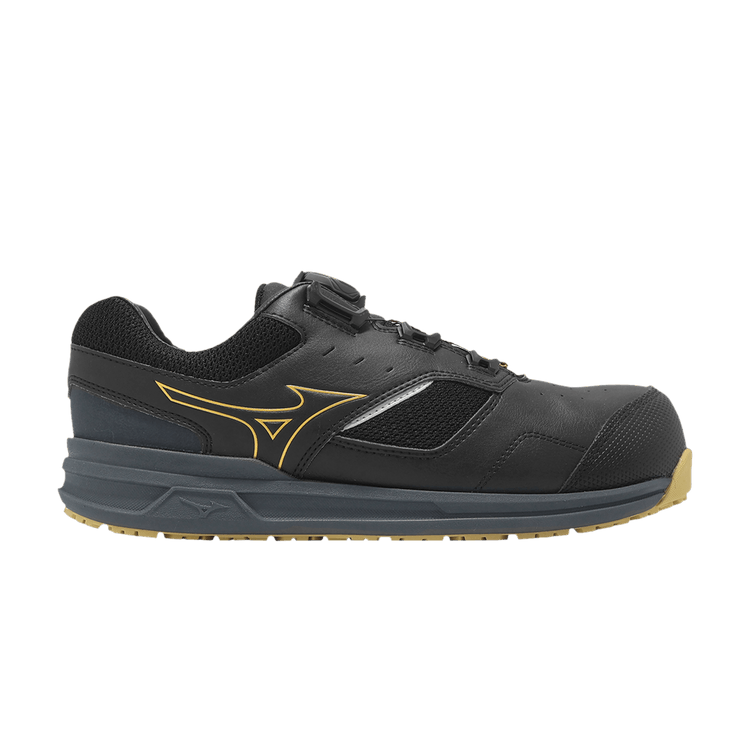 Mizuno Prime Fit LS 2 51L Wide BOA 'Black Yellow' — Black/Yellow