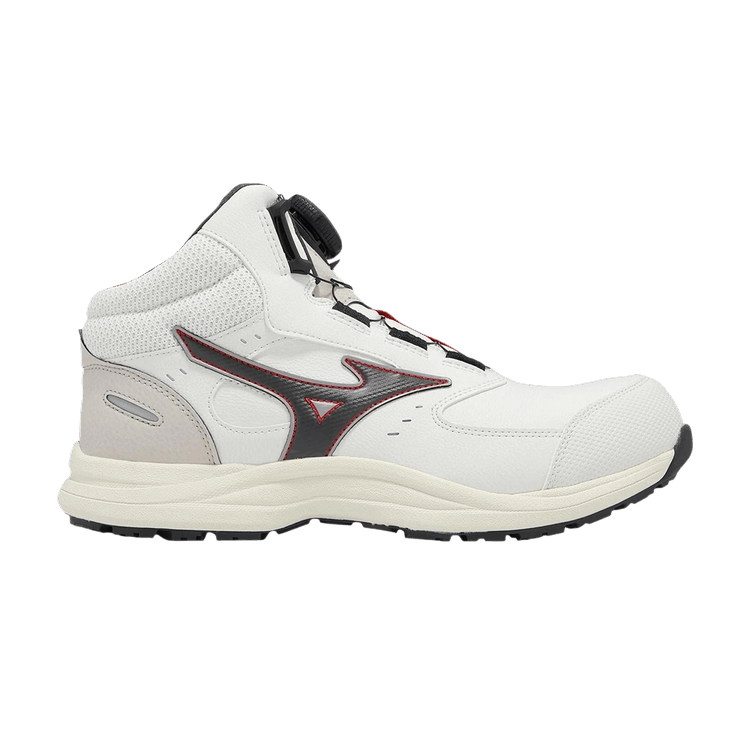 Mizuno Prime Fit LS 3 71M BOA Wide' Ivory Grey' — Ivory/Grey