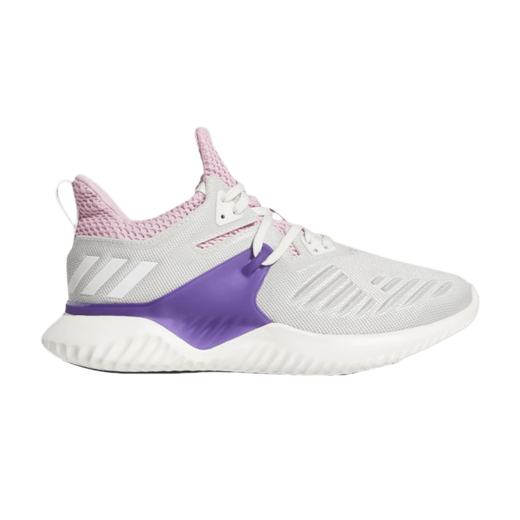 Adidas Alphabounce Beyond J 'True Pink Purple' — Running White/Cloud White/True Pink