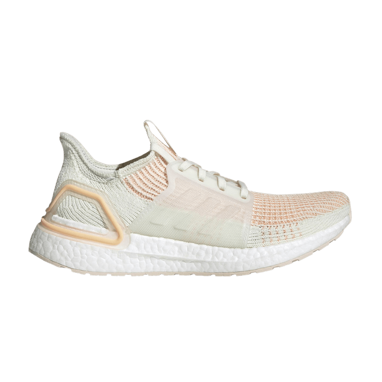 Adidas Wmns UltraBoost 19 'Glow Orange' Sample — Off White/Off White/Glow Orange