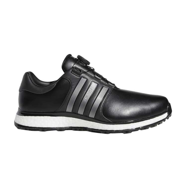 Adidas Tour 360 XT-SL BOA Wide 'Black Iron Metallic' — Core Black/Iron Metallic/Cloud White