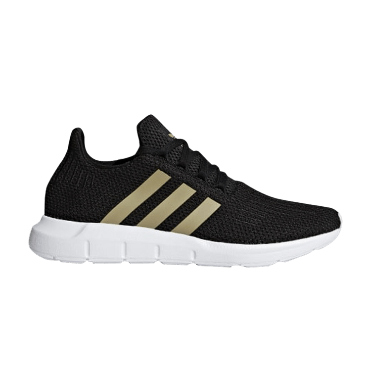 Adidas Wmns Swift Run 'Black Tech Silver' — Core Black/Tech Silver/Cloud White
