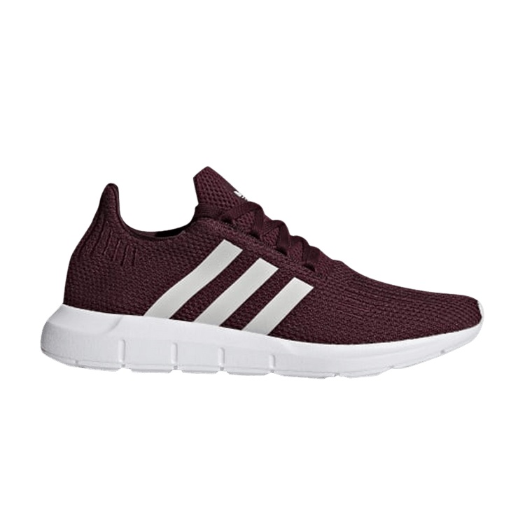 Adidas Wmns Swift Run 'Maroon' — Core Black/Tech Silver/Cloud White