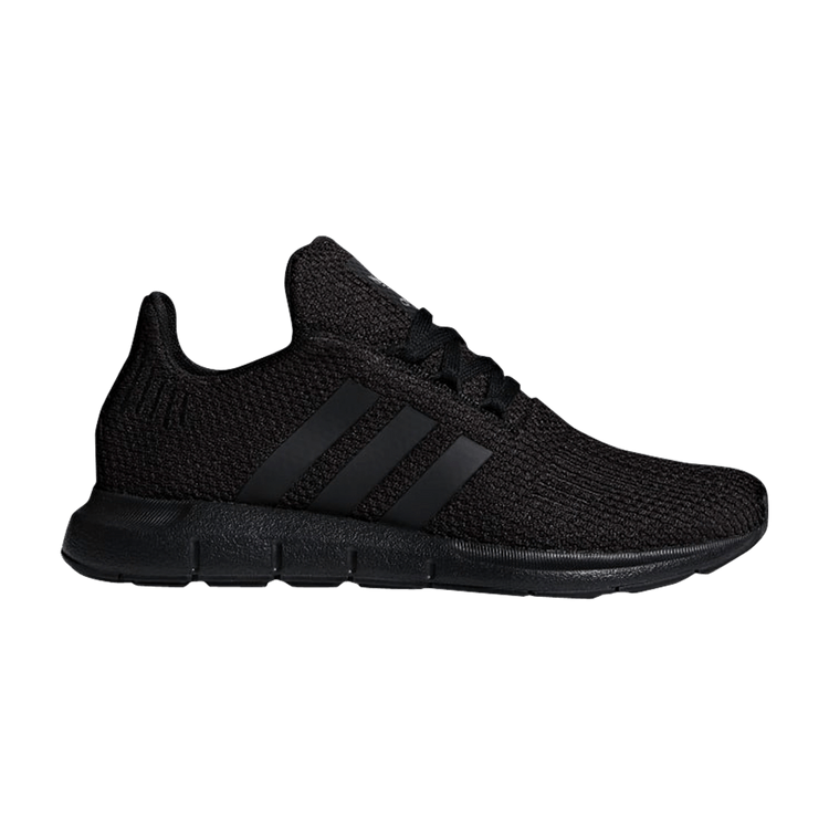 Adidas Swift Run J 'Triple Black' — Core Black/Core Black/Core Black