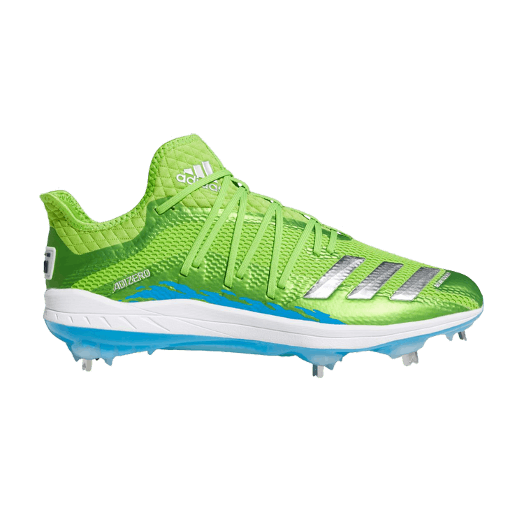 Adidas Adizero Afterburner 6 Grail Speed 'Solar Green Cyan' — Semi Solar Green/Silver Metallic/Shock Cyan