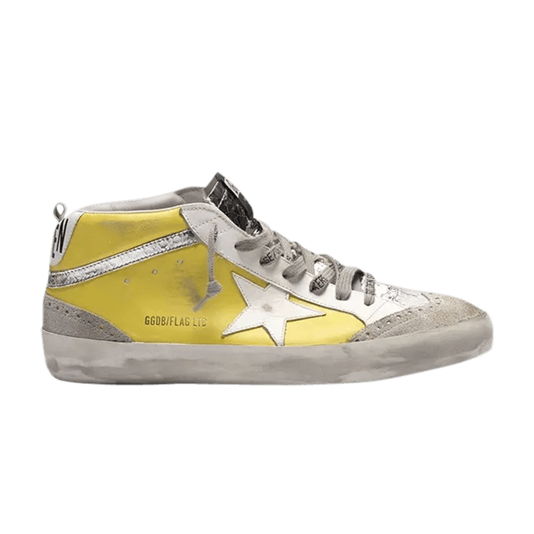 Golden Goose Mid Star 'Yellow Grey' — Yellow/Grey/White